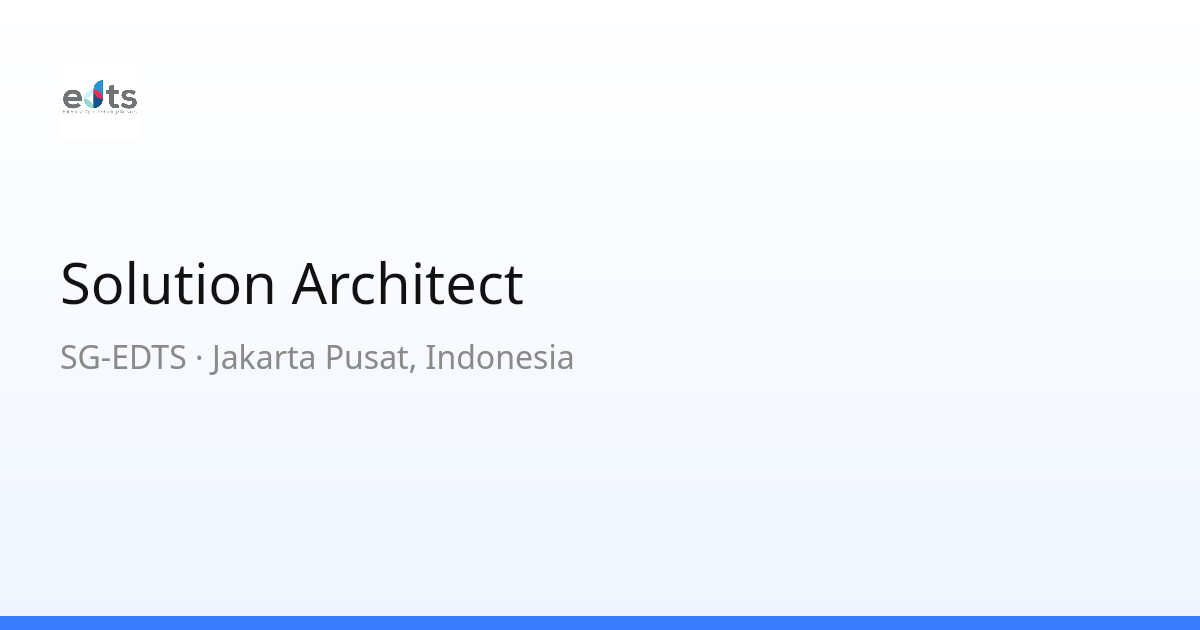 Solution Architect